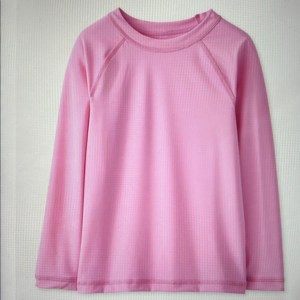 Hanna Andersson Pink Sunblock Rash Guard, 8